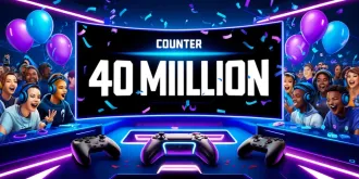 Surging to 40 Million: Celebrating a Milestone in Modern Gaming Logo