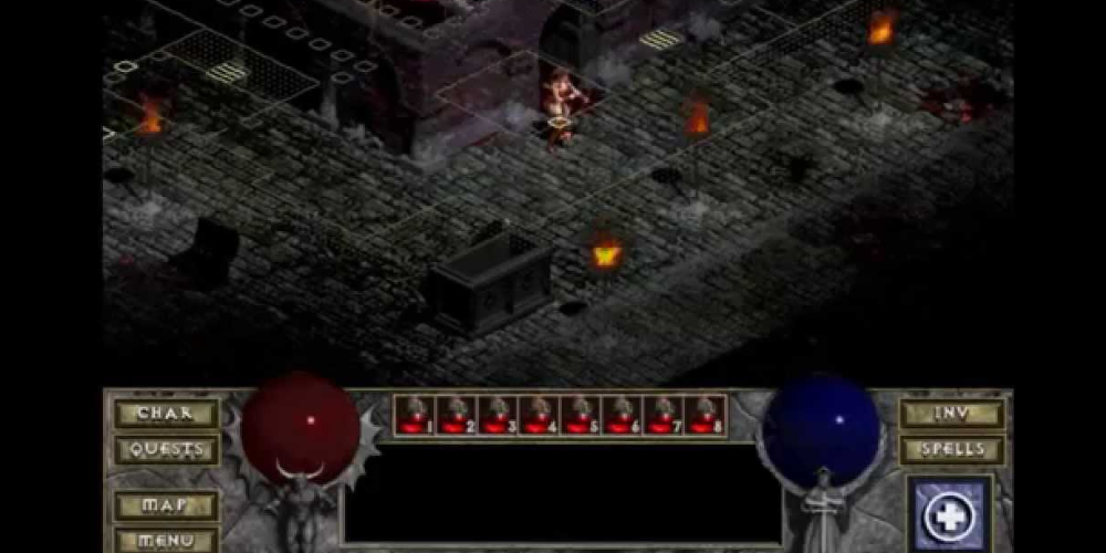 Diablo 1996 gameplay